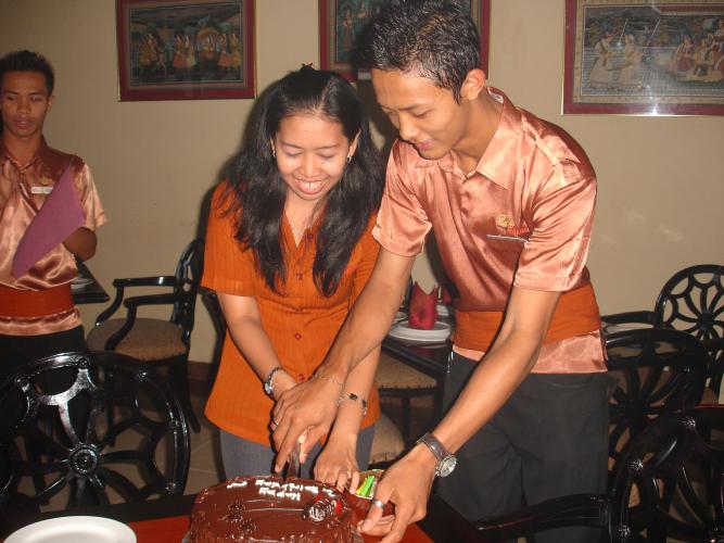 Birth Day Staff, bali indian restaurant, indian food restaurant in bali